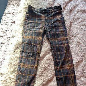 Free People Plaid Pants